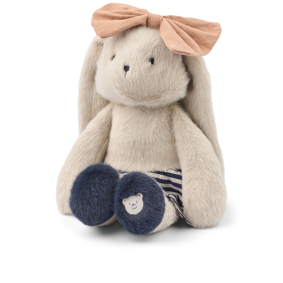 Liewood Peluche Lapin Célébration BABETTE - Mist / Navy stripe mix - Teddy