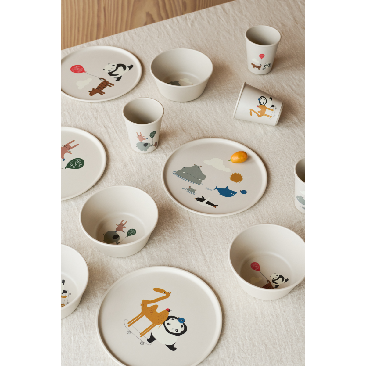 Gobelets LANA, Lot de 4 - Around the world / Sandy