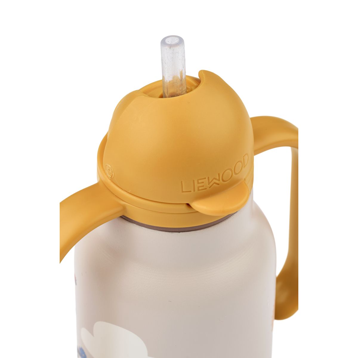 Liewood Bouteille à Imprimé KIMMIE 250 ml - Around the world / Sandy - Goude eau