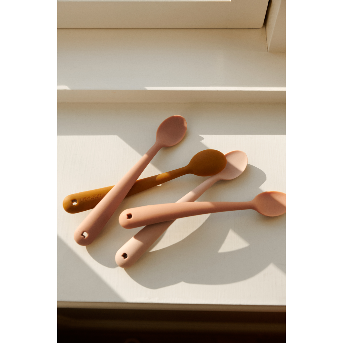 Liewood Lot de 4 cuillères Siv - Tuscany rose multi mix - Couverts