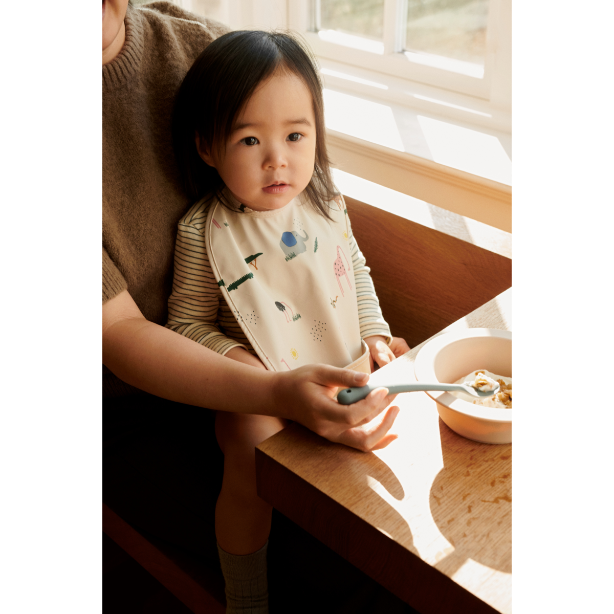 Liewood Bavoir Lai - Safari sandy mix - Bavoir