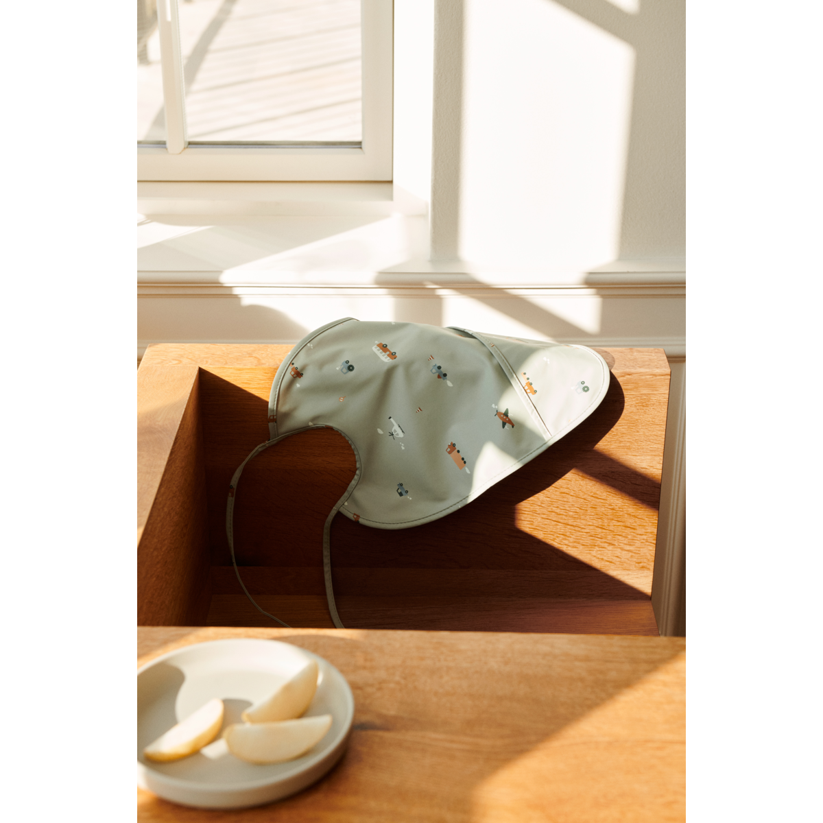 Liewood Bavoir Lai - Vehicles/dove blue mix - Bavoir