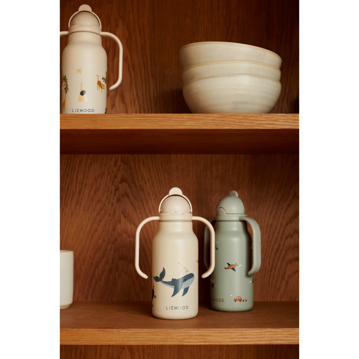 Liewood Bouteille à Imprimé KIMMIE 250 ml - All together / Sandy - Goude eau