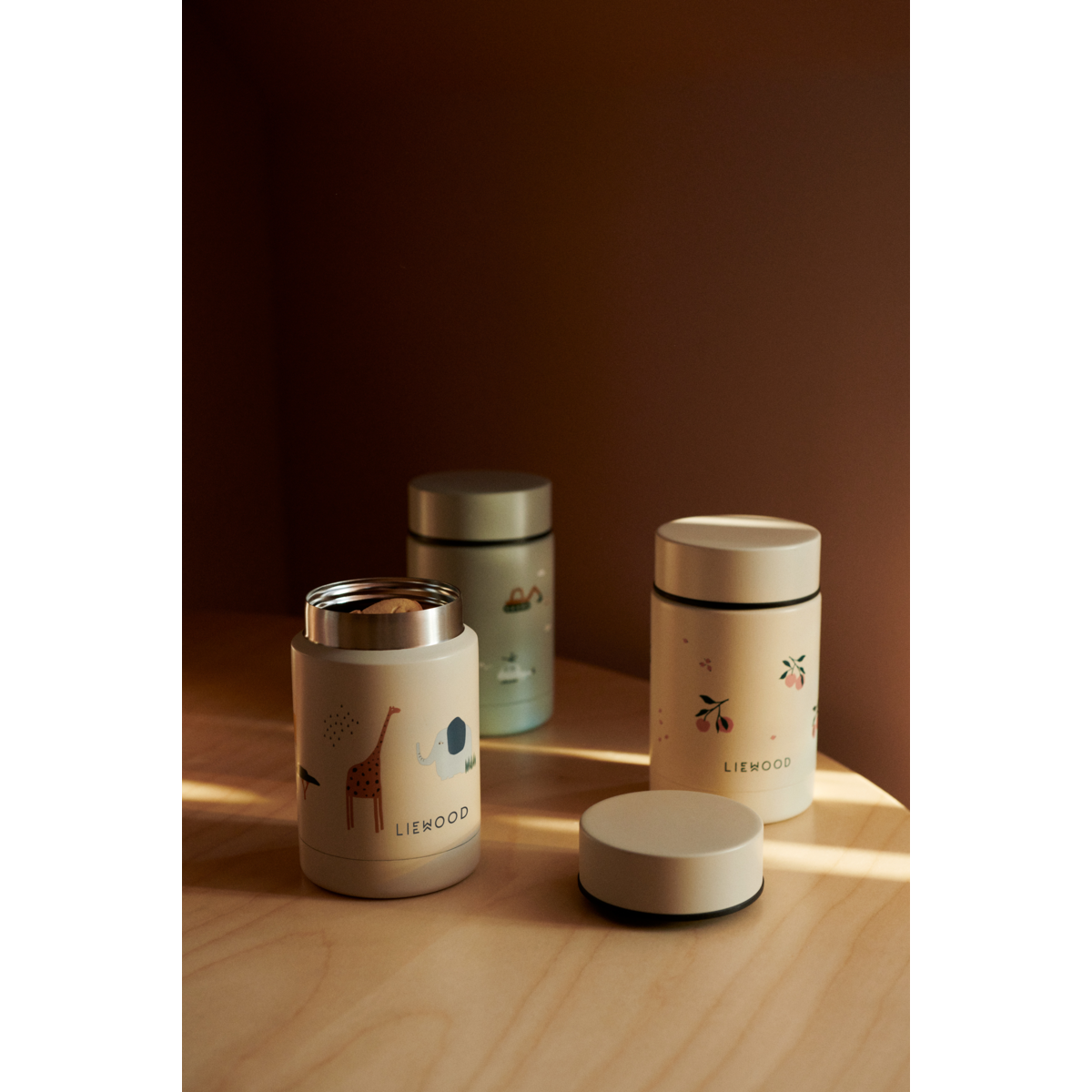 Liewood Pot alimentaire Nadja - Peach / Sea shell mix - La boîte alimentaire