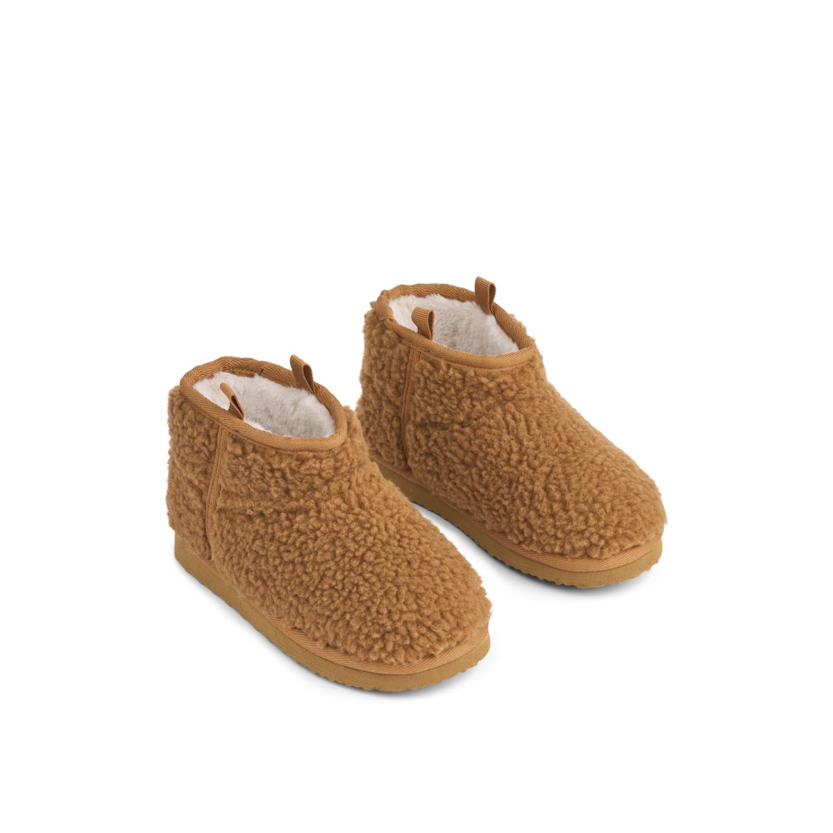 Chaussons en Polaire ALBAN - Golden caramel