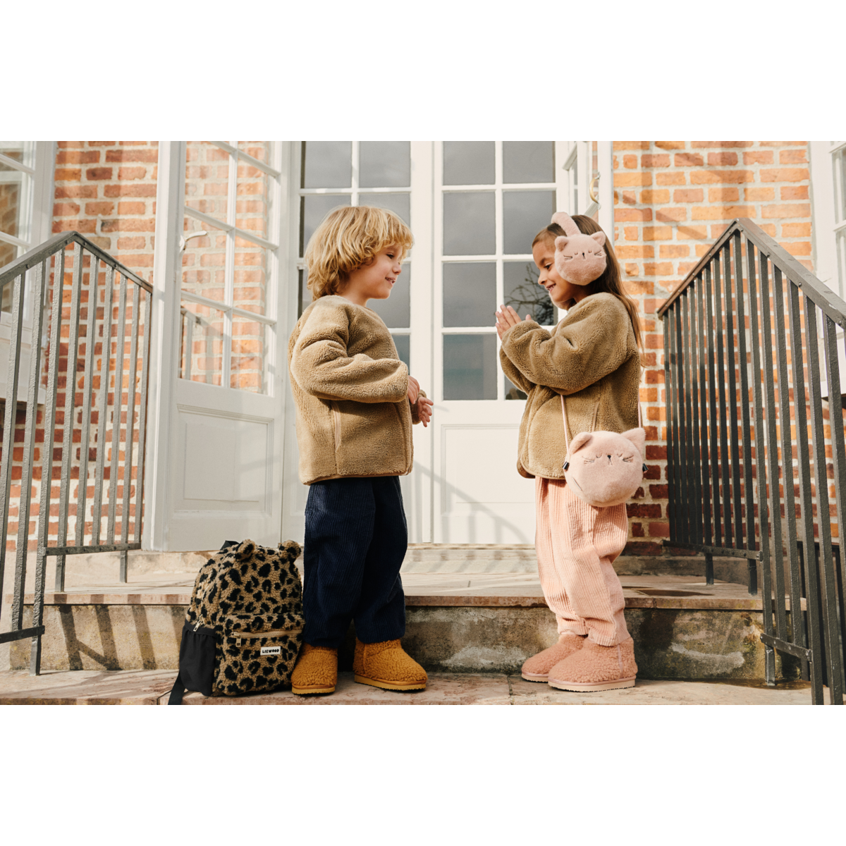 Chaussons en Polaire ALBAN - Golden caramel