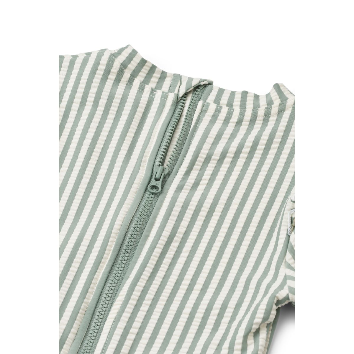 Liewood Maillot de bain bébé en tissu gaufré SILLE - Y/D stripe Peppermint / Creme de la creme - Maillot de bain
