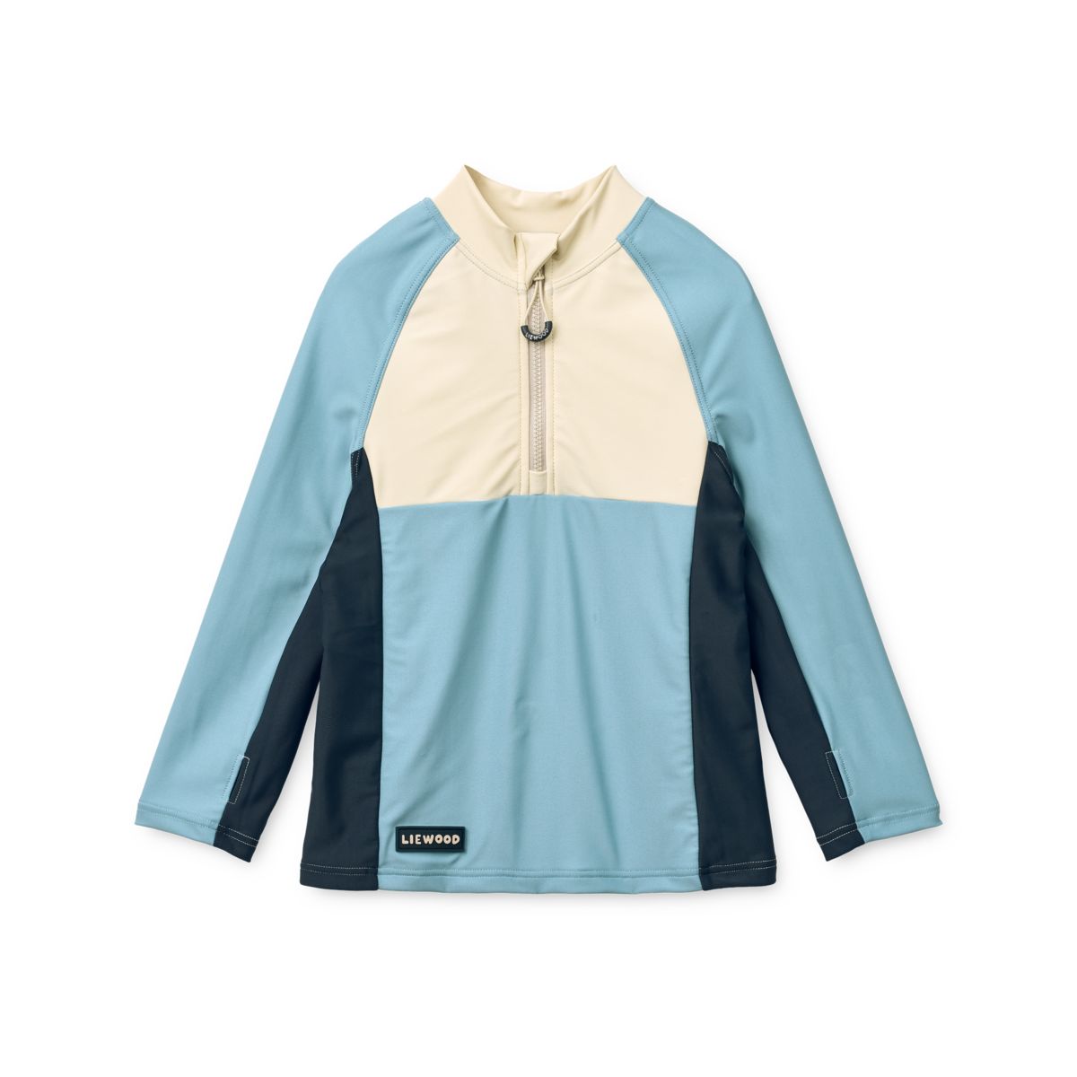 Liewood Oluf Swim Tee - Beach blue mix - SWIM TEE