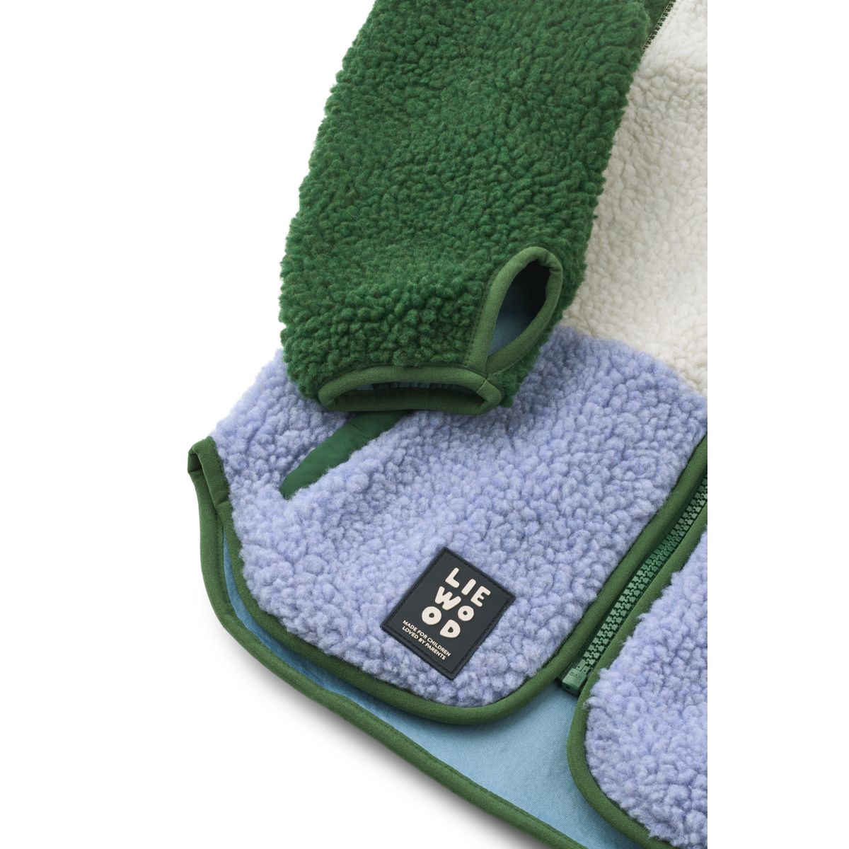 Liewood Nolan Pile Jacket - Dusty lavender multi mix - JACKET