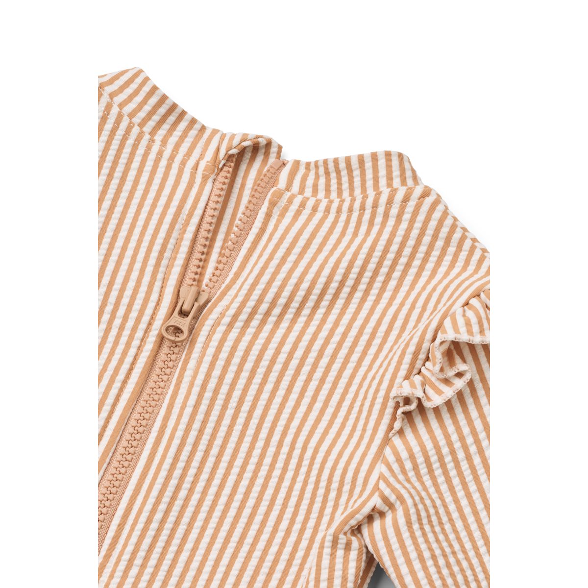 Liewood Maillot de bain bébé en tissu gaufré SILLE - Y/D stripe Pale tuscany / Creme de la creme - Maillot de bain