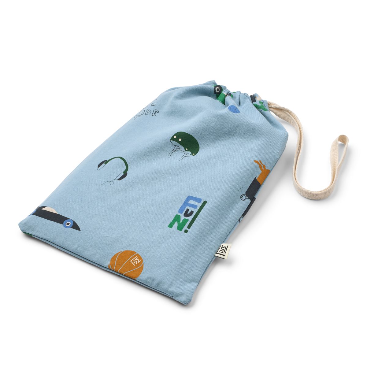 Liewood Wilhelm Printed Pyjamas Set - Dog / fun / beach blue / mix - PYJAMAS SET