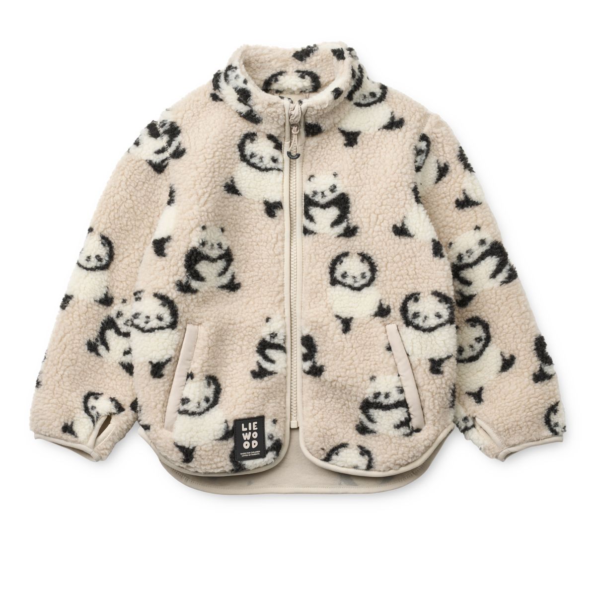 Liewood Veste en Polaire NOLAN - Panda / Sandy - Veste