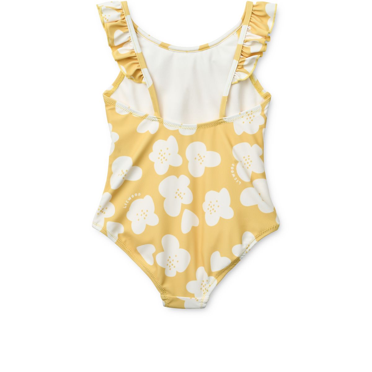 Maillot De Bain Imprimé À Volants Kallie - Flower / Lemon yellow