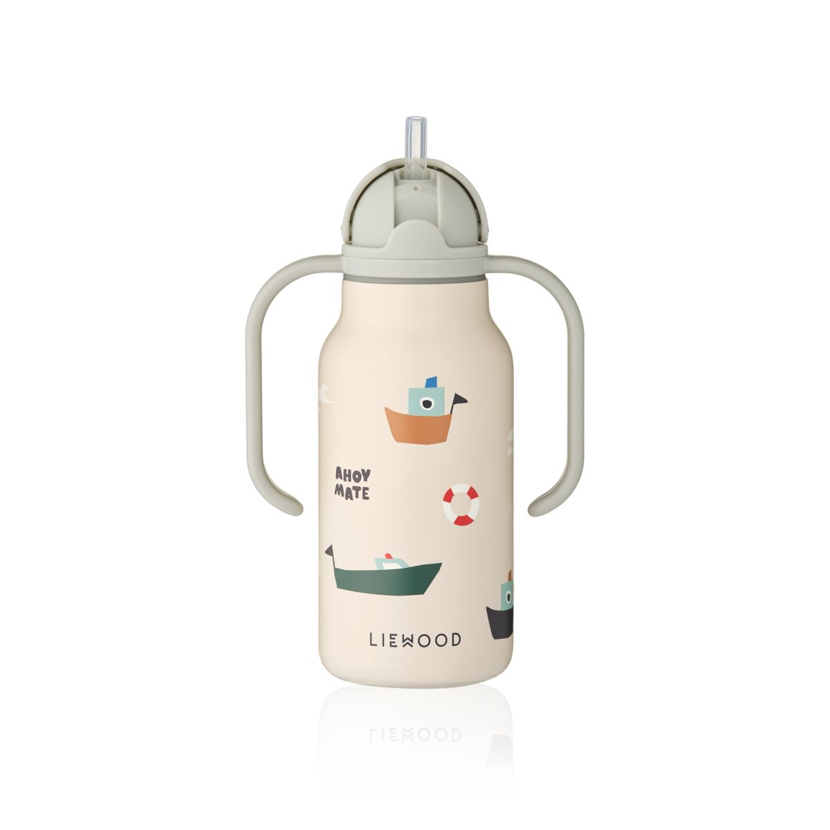 Liewood Kimmie Printed Bottle 250 Ml - Sailing / Sandy - WATER BOTTLE
