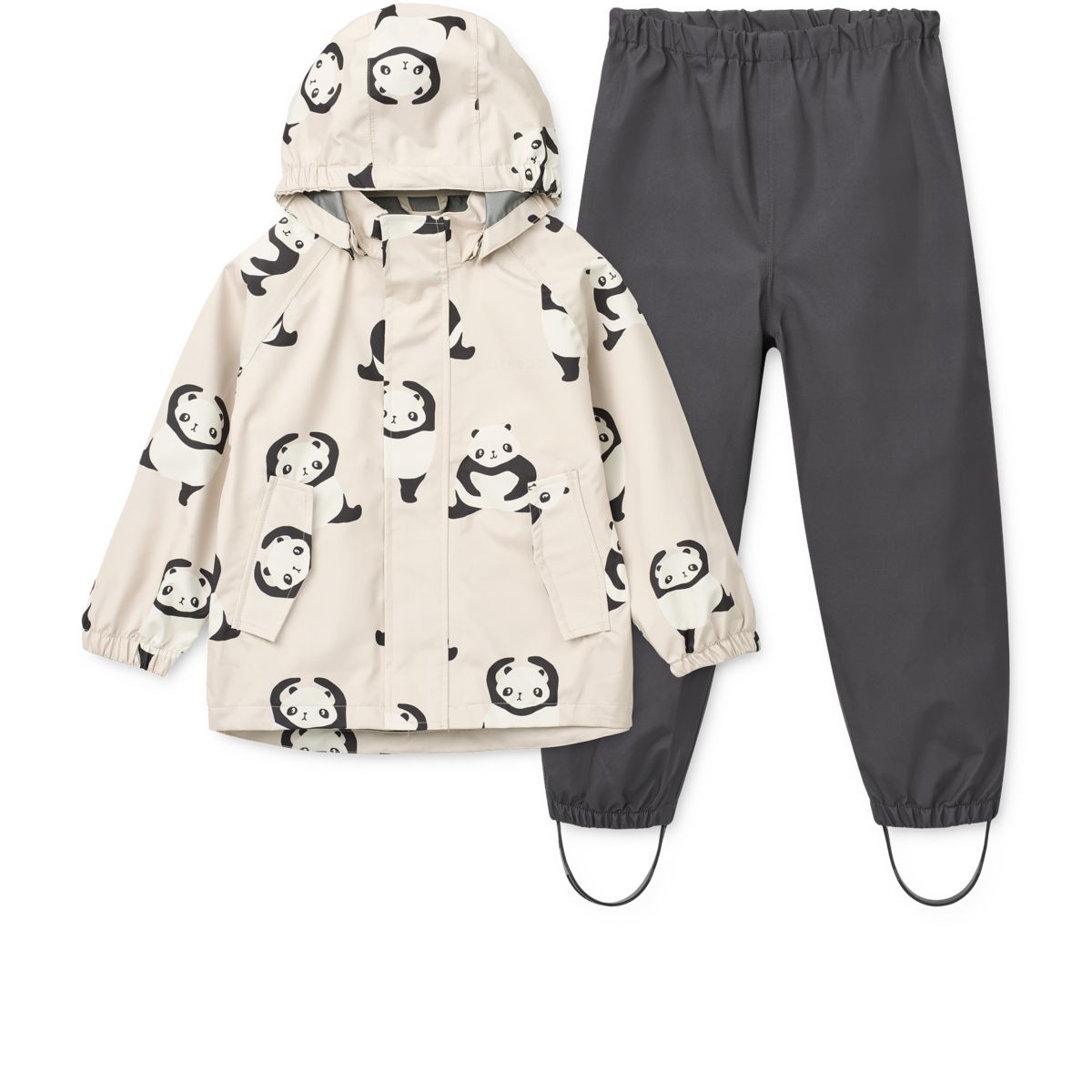 Liewood Ensemble Imperméable PEDIA - Panda / Sandy - Ensemble