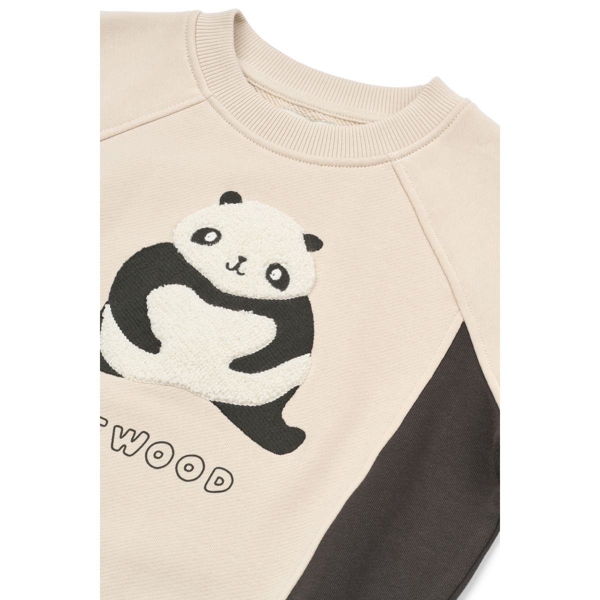 Liewood Sweat à Motif AUDE - Panda / Sandy / dark grey - Pull