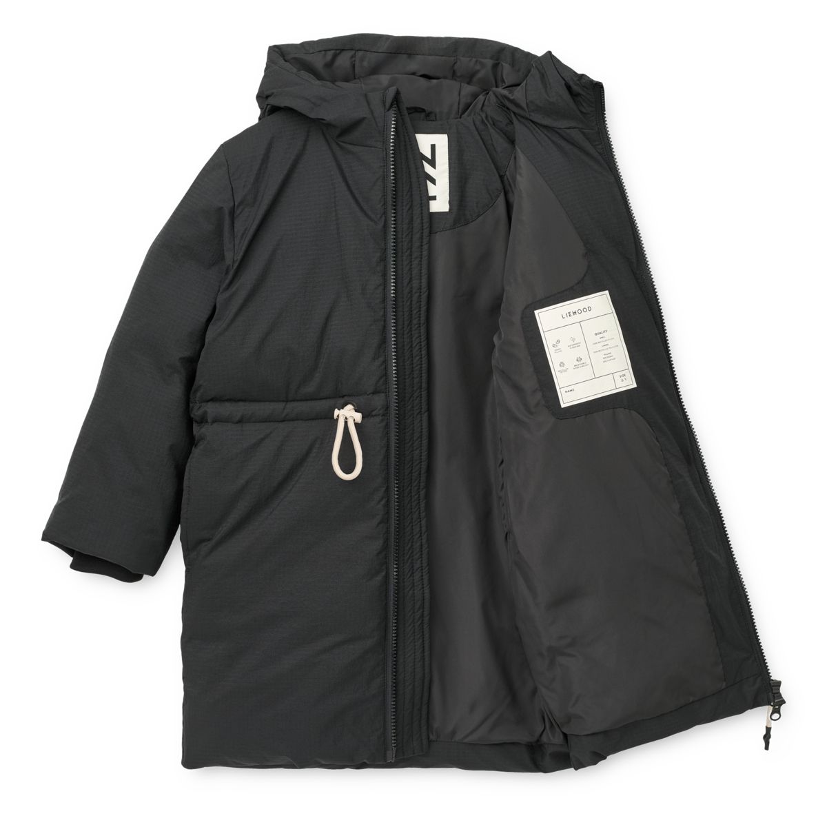 Liewood Veste longue Bille - Black - Veste