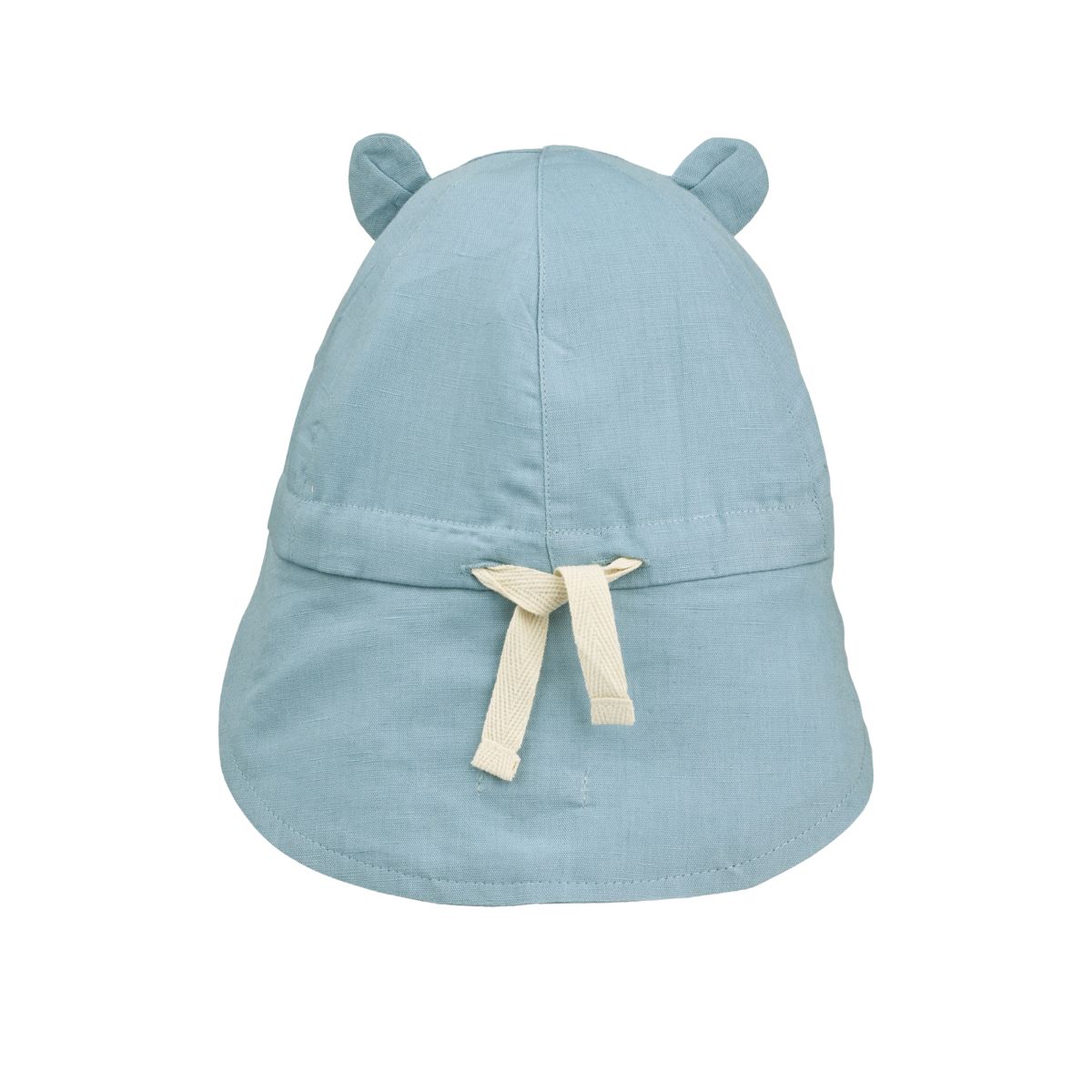 Liewood Gorm Linen Sun Hat - Beach blue - HATS/CAP