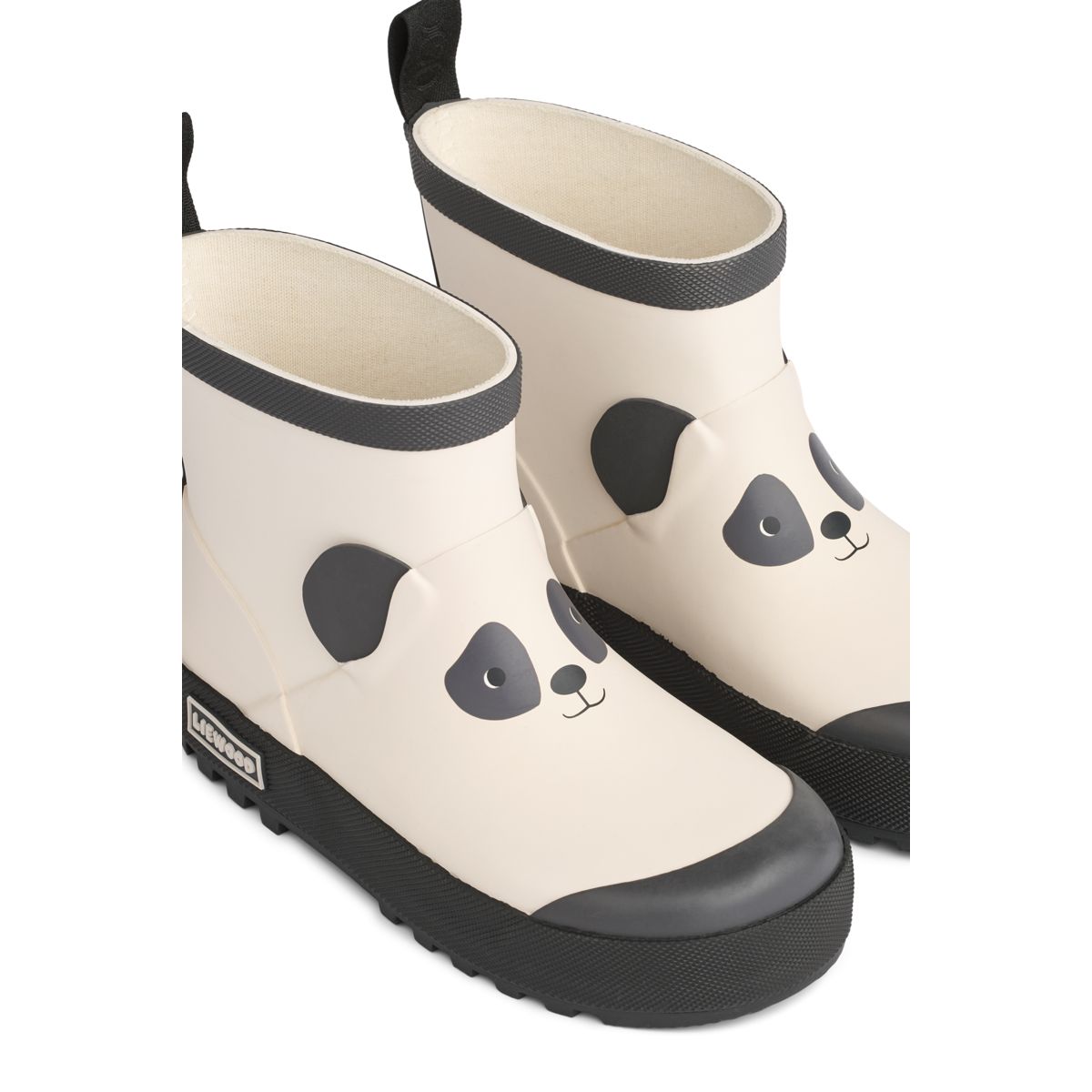 Liewood Bottes de Pluie Courtes Panda TEKLA - Sandy / Dark grey - Botte de pluie