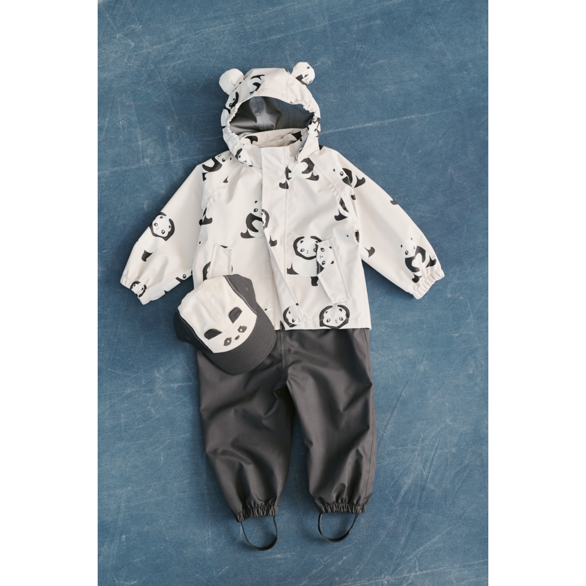 Liewood Casquette Panda RORY - Sandy / Dark grey - Chapeaux & Casquettes