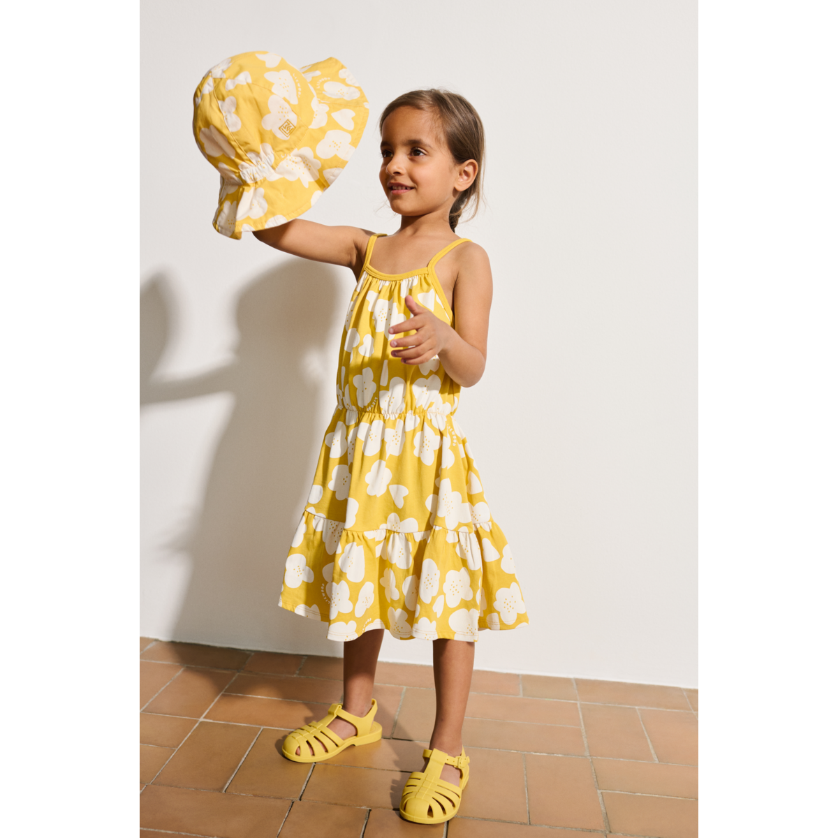 Liewood Mollie Dress - Flower / Lemon yellow - DRESS