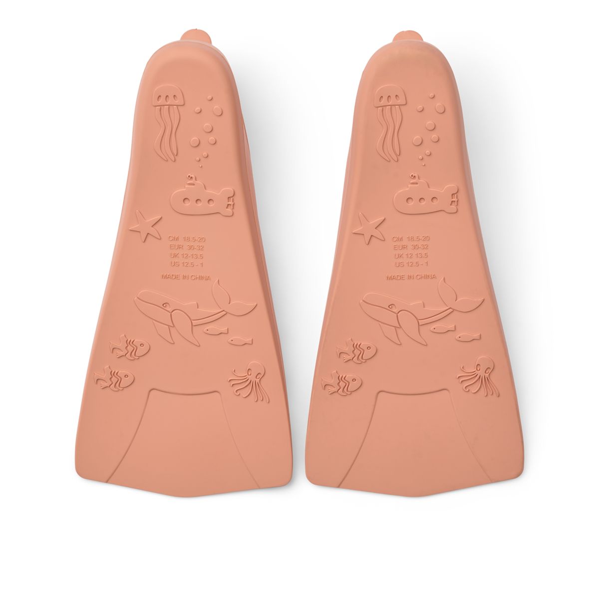 Liewood Palmes de Natation GUSTAV - Peach / Tuscany rose - Palmes de natation