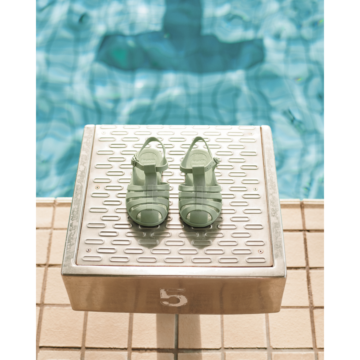 Liewood Bre Beach Sandals - Pistachio - BEACH SANDALS