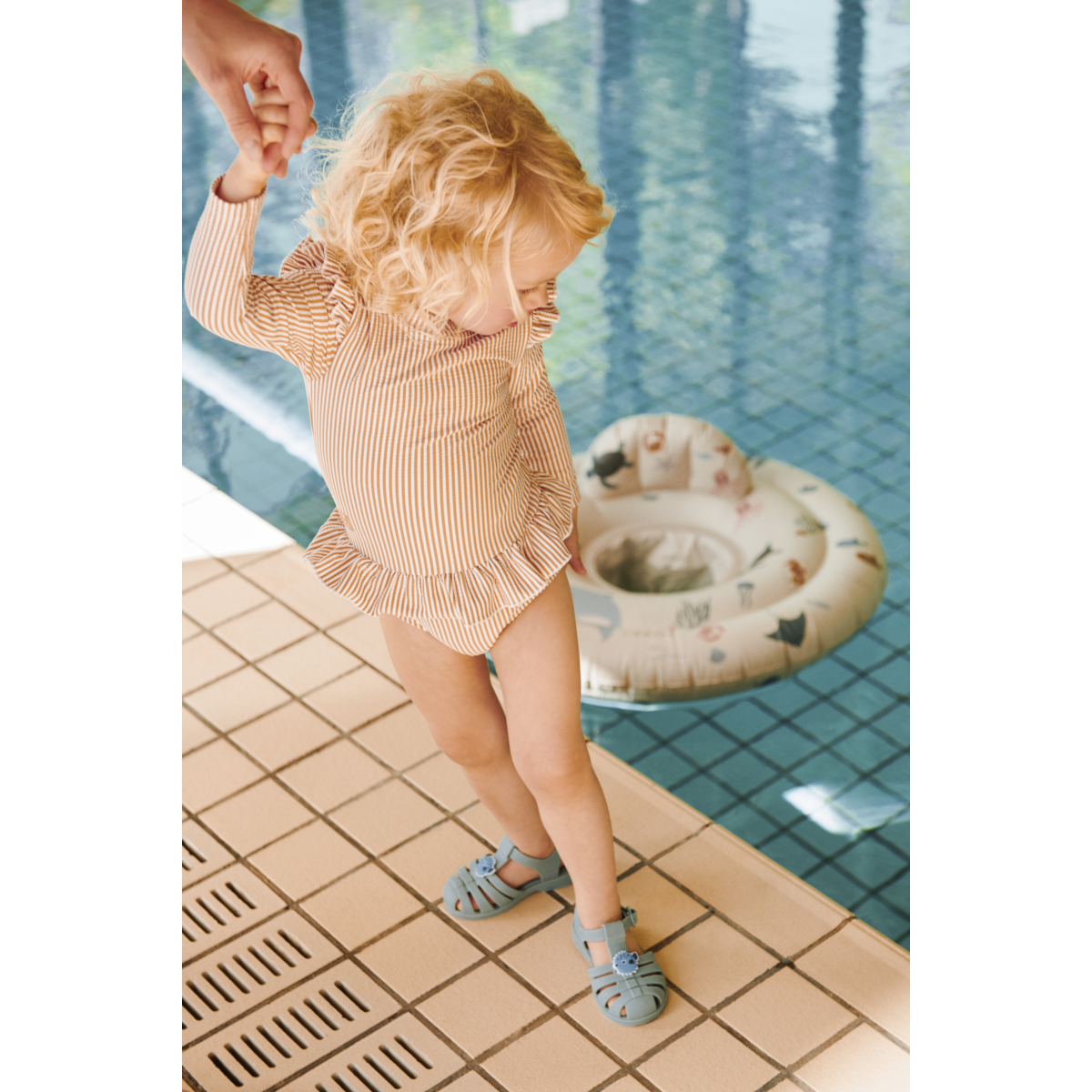 Liewood Bre Beach Sandals with Charms - Puffer / peppermint - BEACH SANDALS