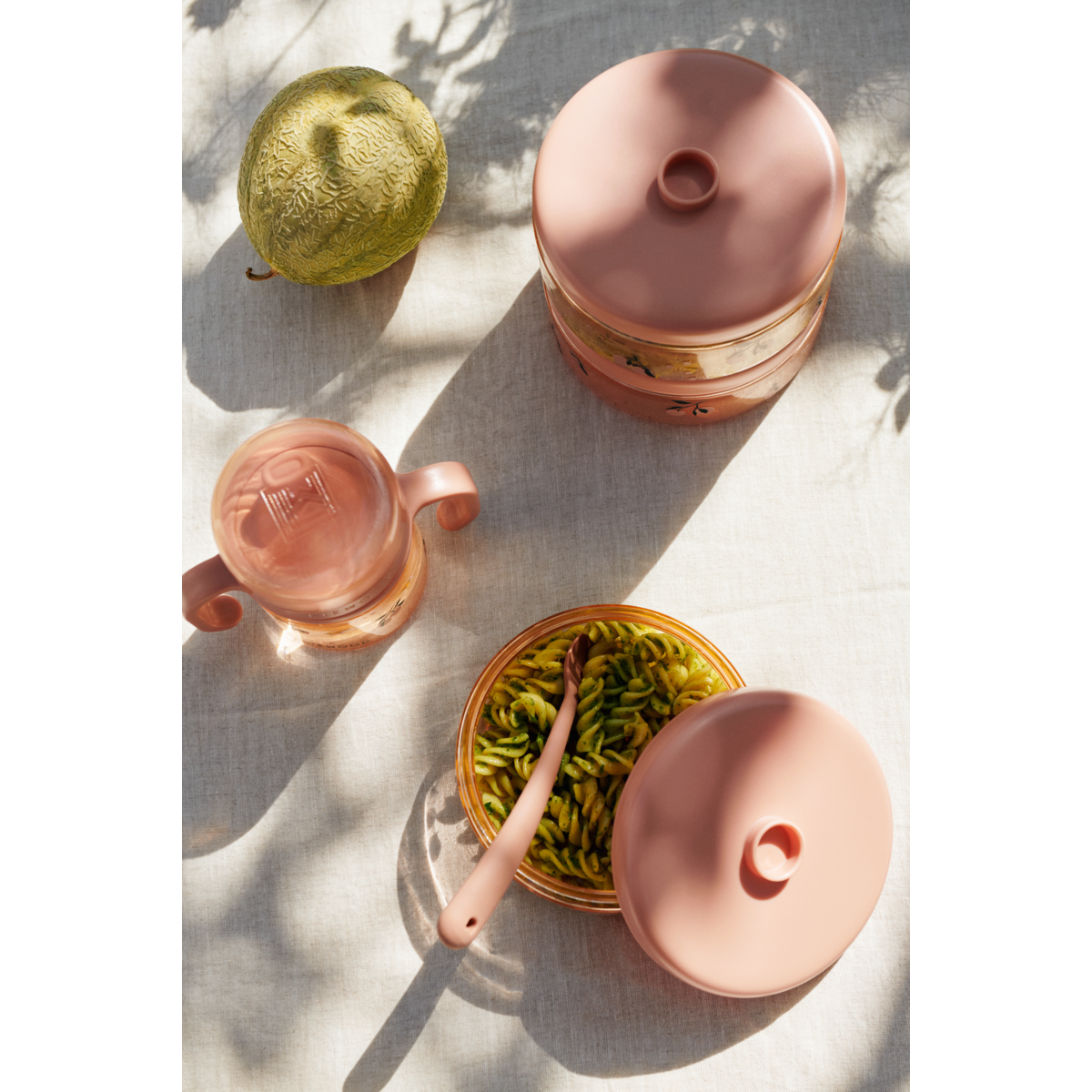 Liewood Boîtes à Aliments Bébé DOMINIQUE 500 ml - Peach / Sea shell - Boïte à goûter