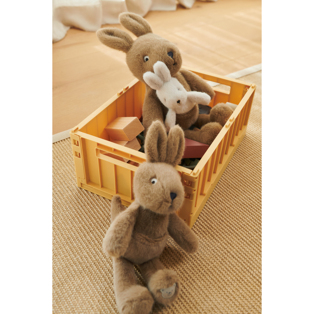 Liewood Peluche Kangourou Maman et Moi KELLY - Dune - Teddy