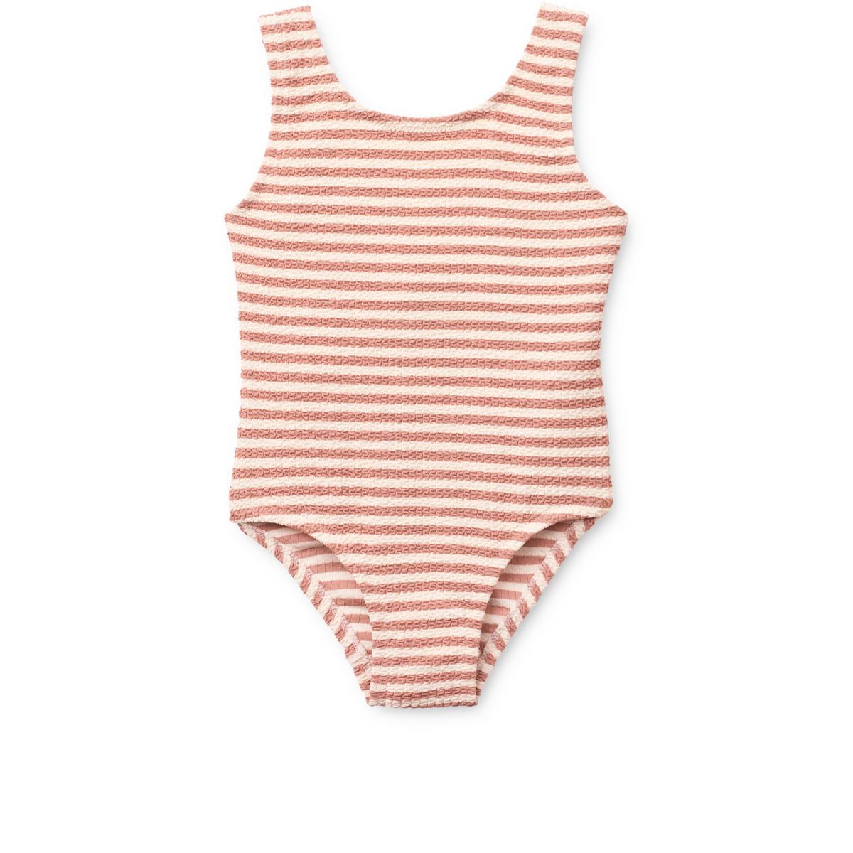 Liewood Maillot de Bain à Rayures BIANCO - Coral blush / Creme de la creme - Maillot de bain
