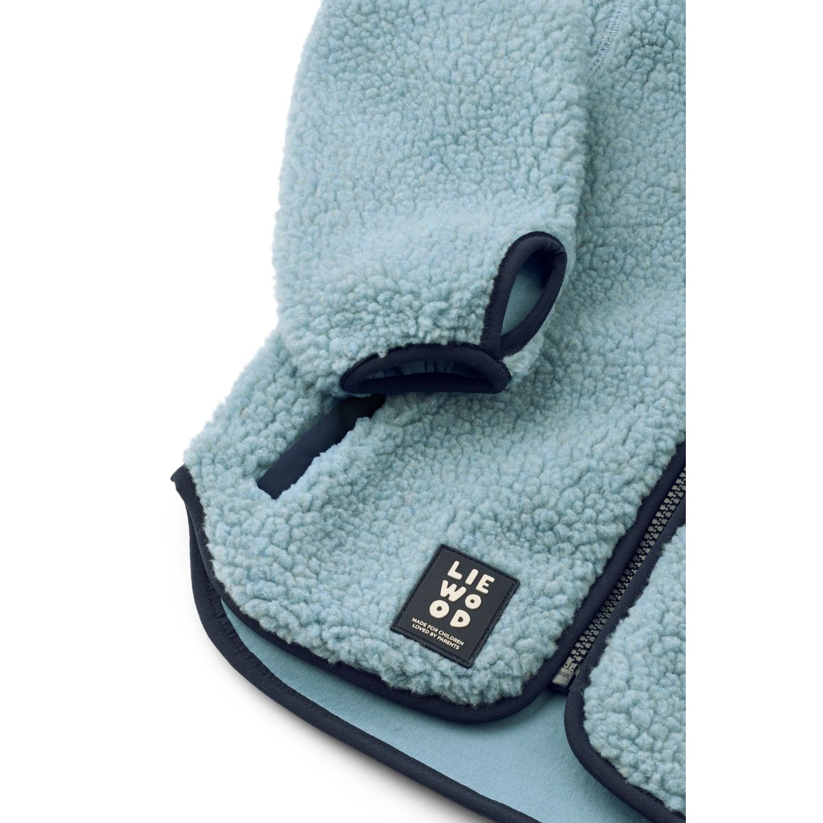 Liewood Nolan Pile Jacket - Beach blue - JACKET