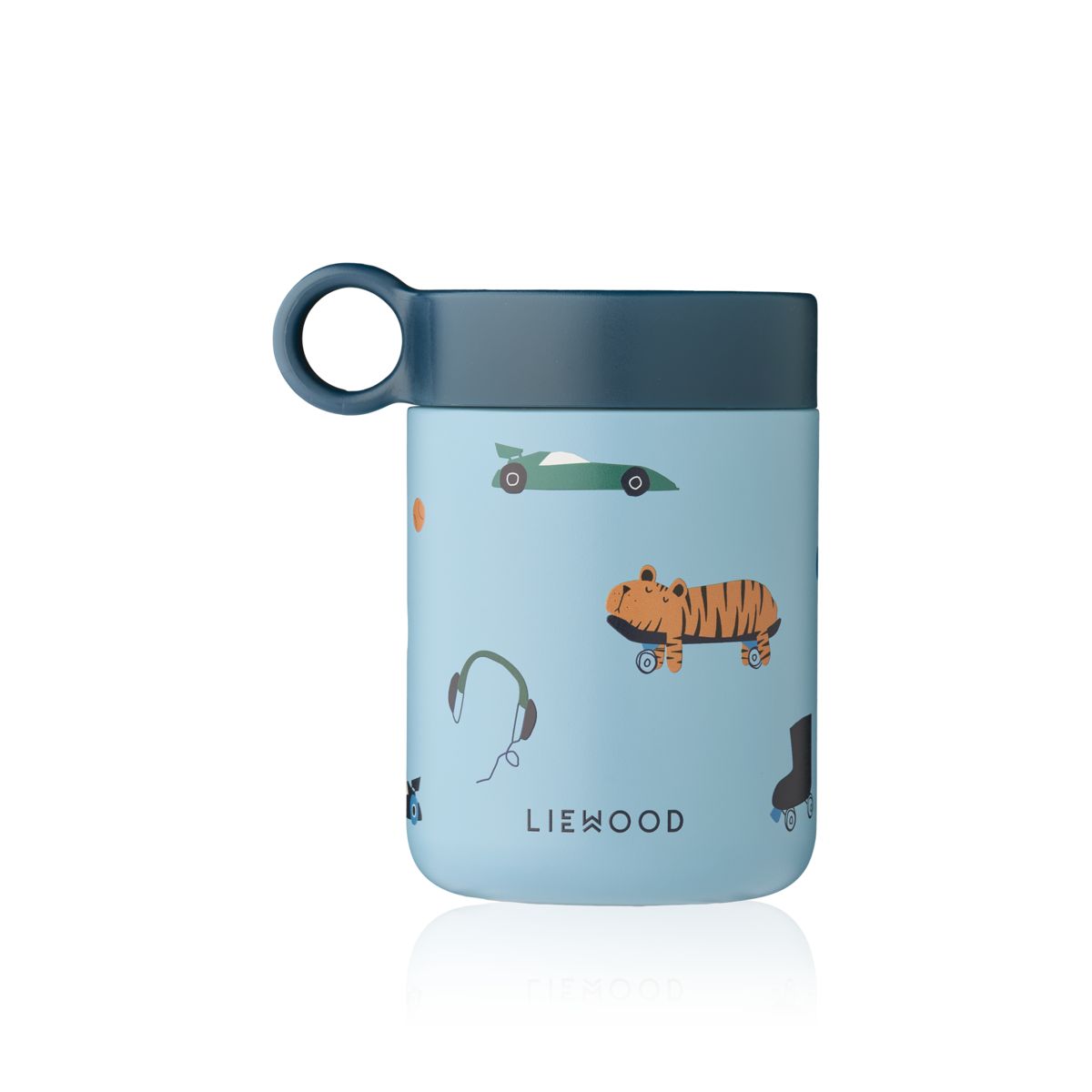 Liewood Bocal alimentaire KIANI - Fun / Beach blue - La boîte alimentaire
