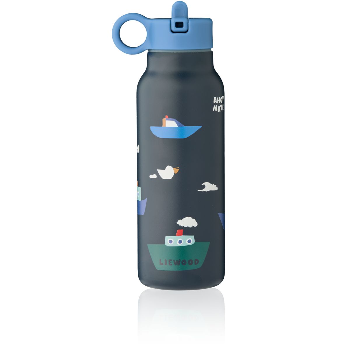 Liewood Falk Water Bottle 350 ml - Sailing / Classic navy - WATER BOTTLE
