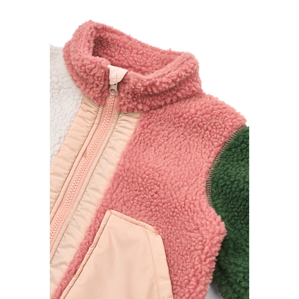 Liewood Noam Pile Jacket - Dusty rose multi mix - JACKET