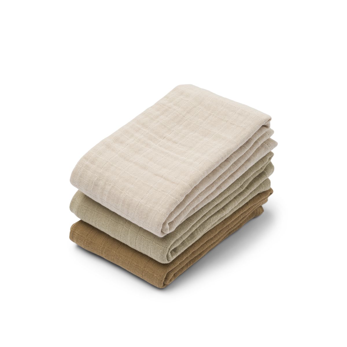 Liewood Lot de 3 langes en mousseline Lewis - Sandy mix - Langes en mousseline