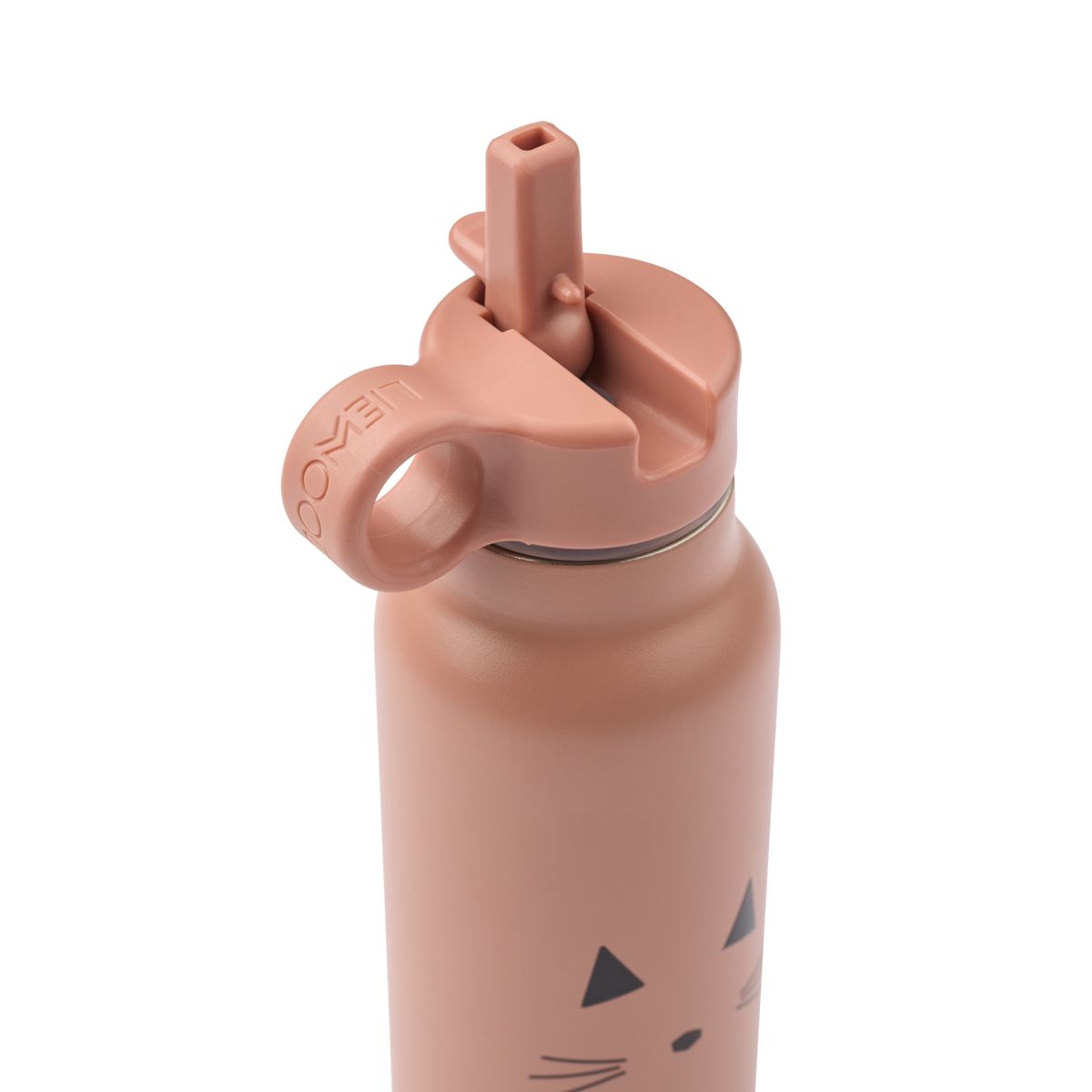 Liewood Gourde Falk 350 ml - Cat dark rose - Goude eau