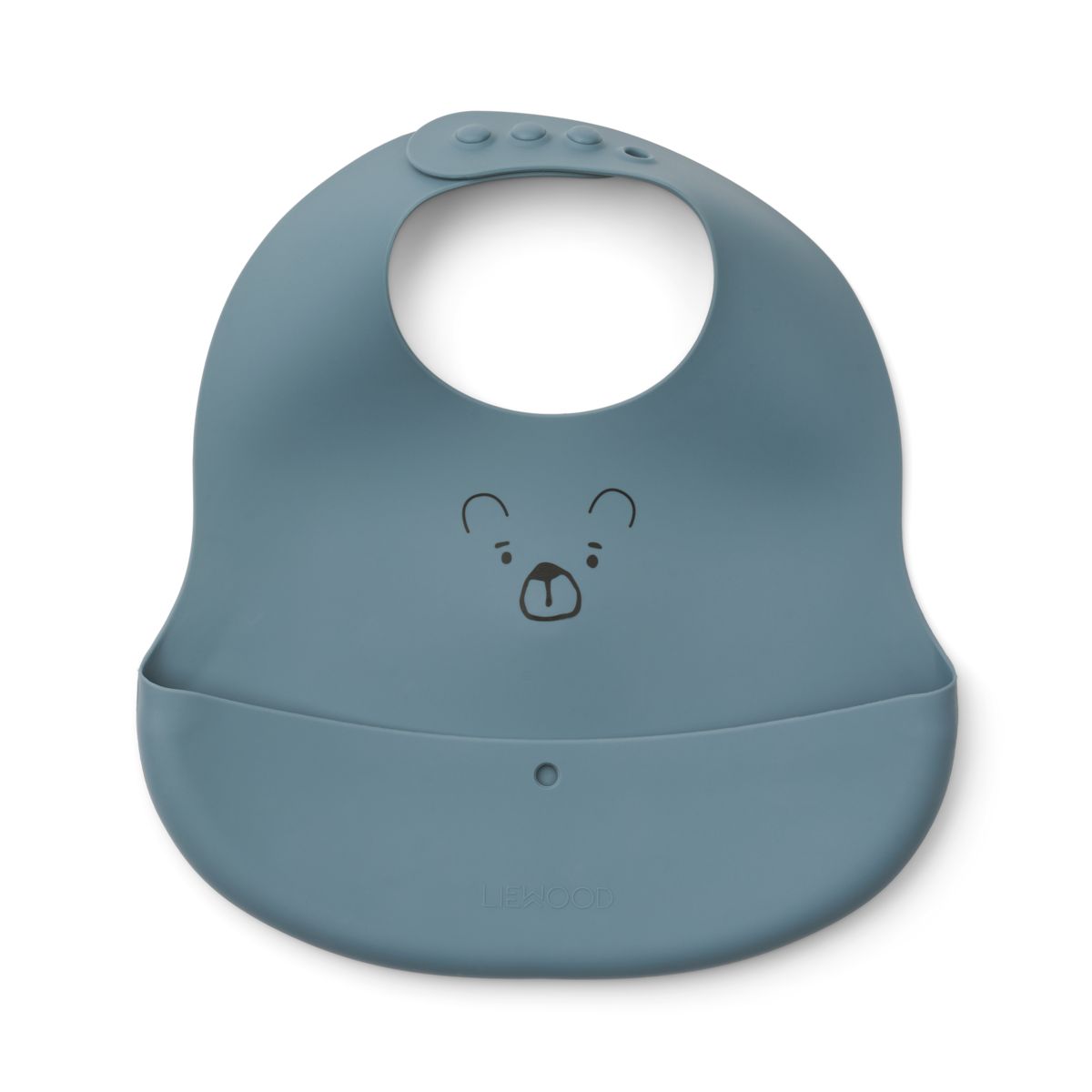 Liewood Bavoirs à Imprimé EMBER, Lot de 2 - Mr Bear dove blue / whale blue - Bavoir