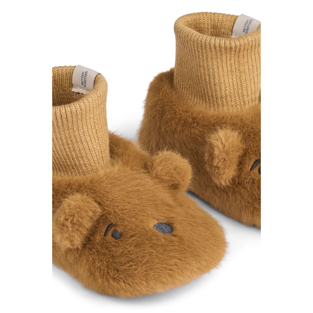 Liewood Chaussons Peluche Ours BETH - Golden caramel - Pantoufles