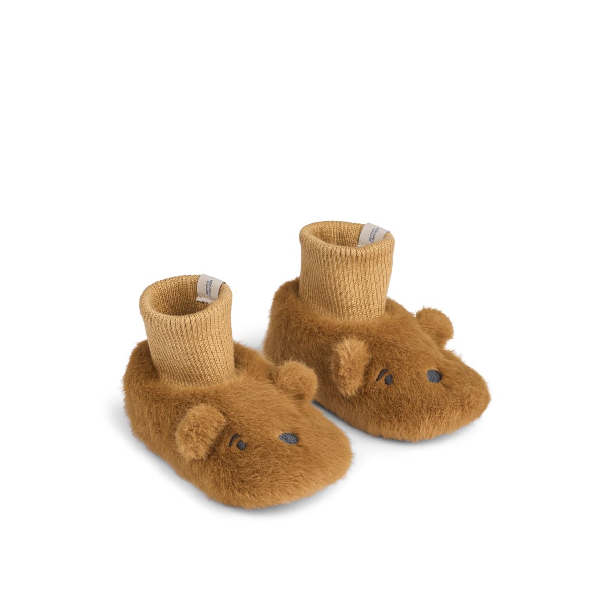 Liewood Chaussons Peluche Ours BETH - Golden caramel - Pantoufles