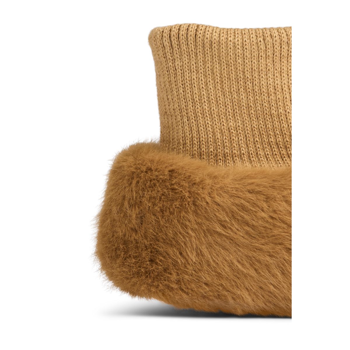 Liewood Chaussons Peluche Ours BETH - Golden caramel - Pantoufles