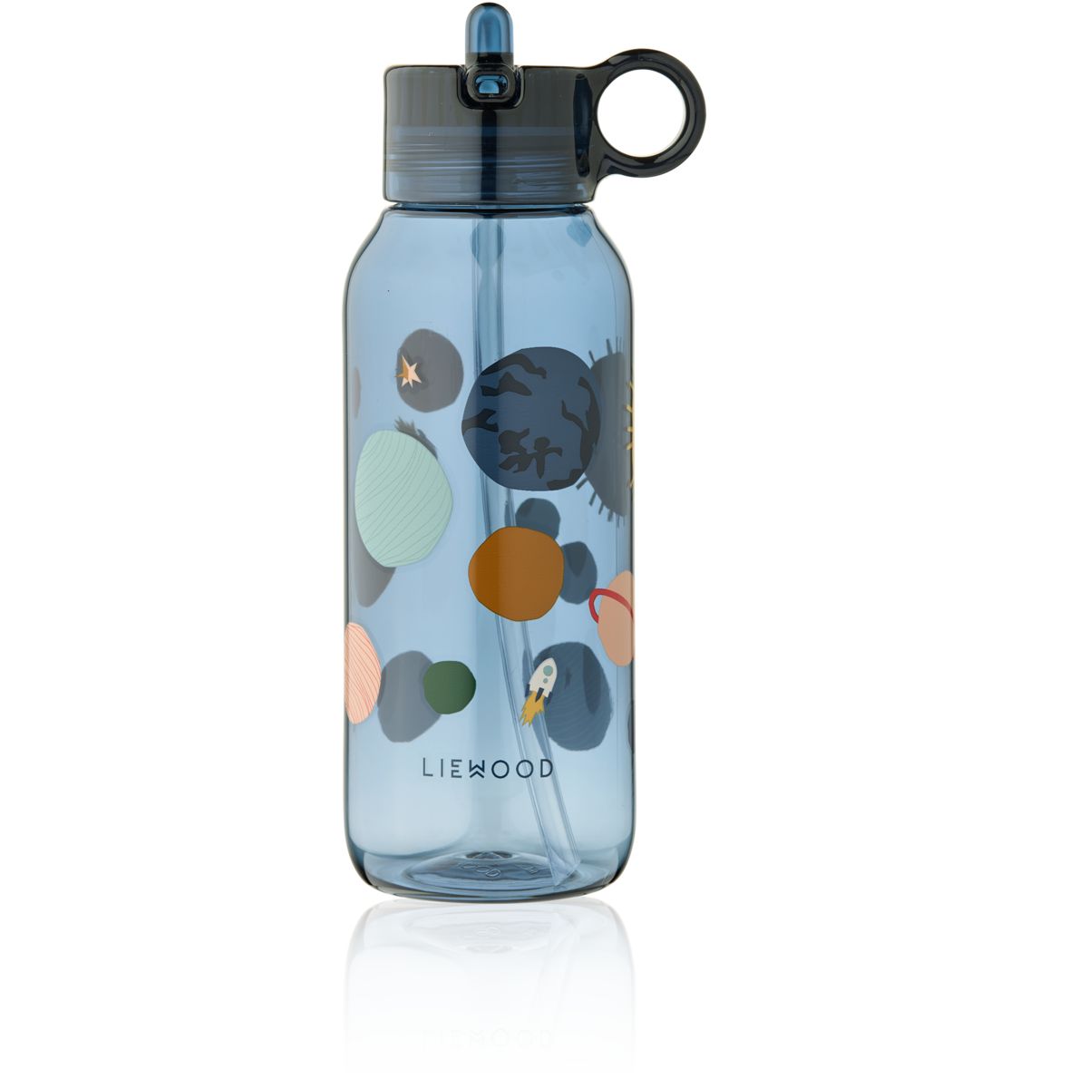 Liewood Bouteille d'Eau YANG en Tritan 500 ml - Universe / Classic navy - Goude eau