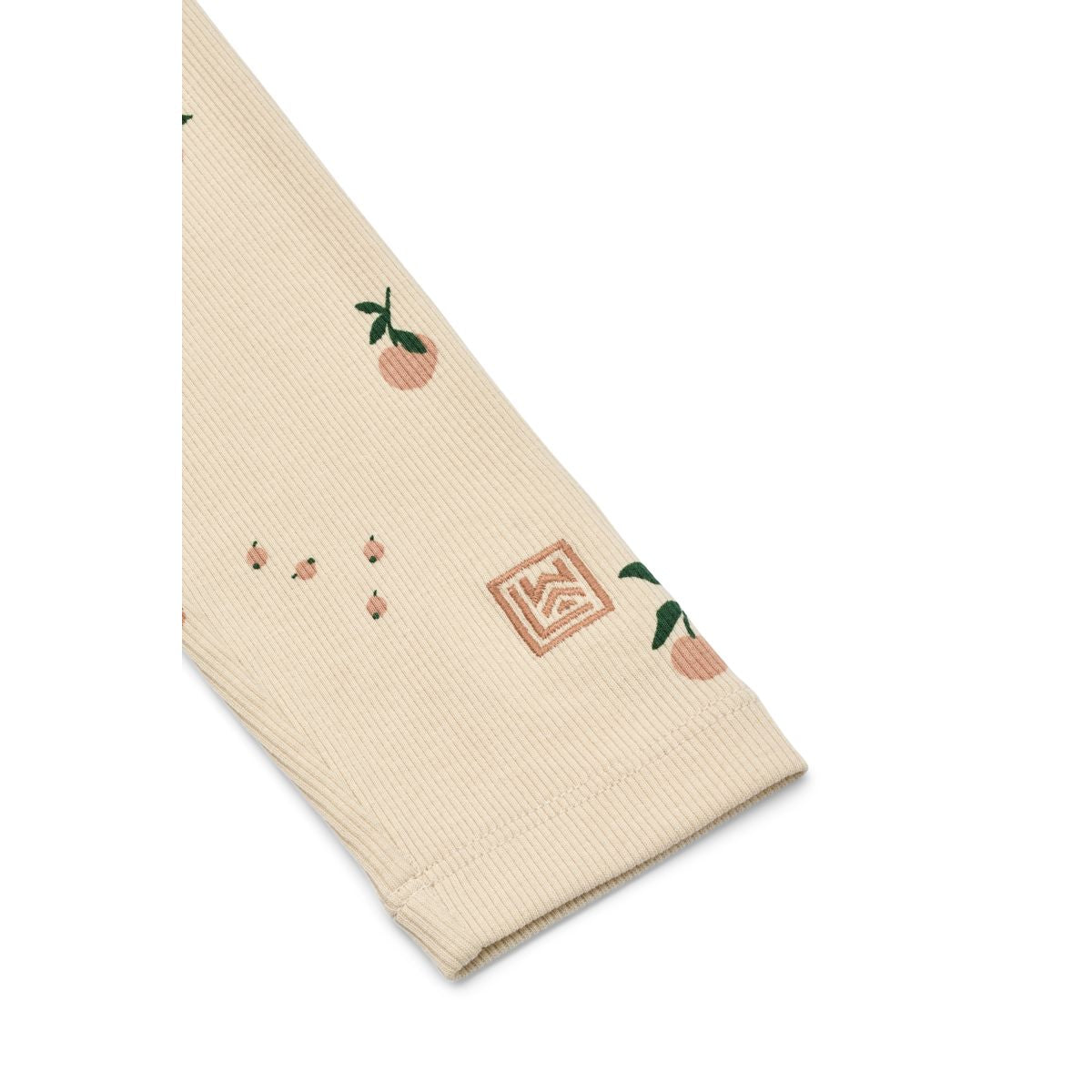 Liewood Marien Printed Rib Leggings - Peach / Sea shell - LEGGINGS