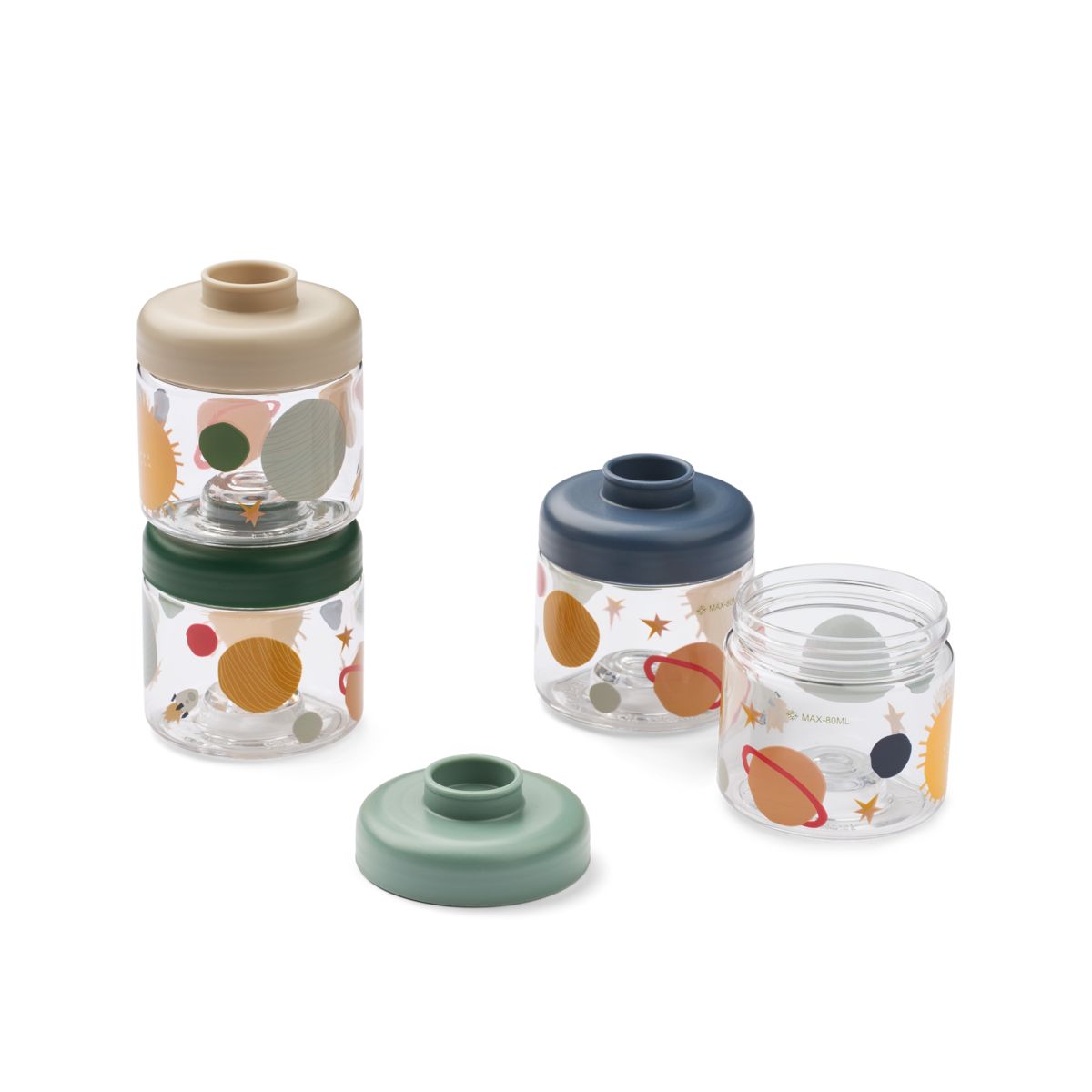 Liewood Boîtes Alimentaires pour Bébé DOMINIQUE - Universe / Classic navy - Boïte à goûter