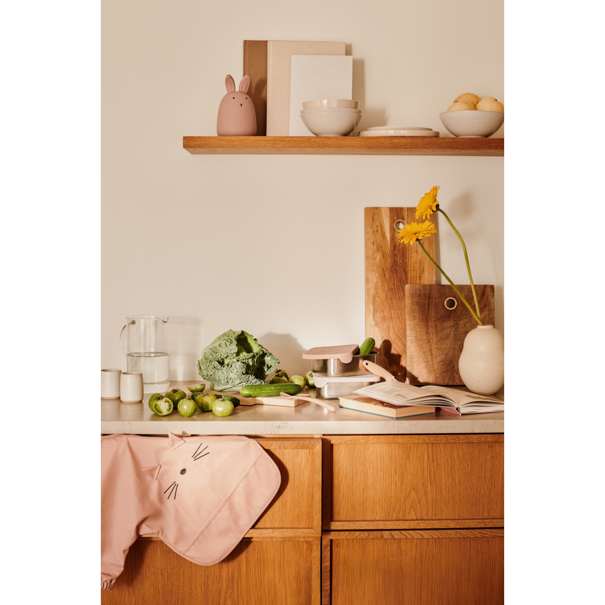 Liewood Lunch Box Arthur - Cat dark rose - Boîte à goûter