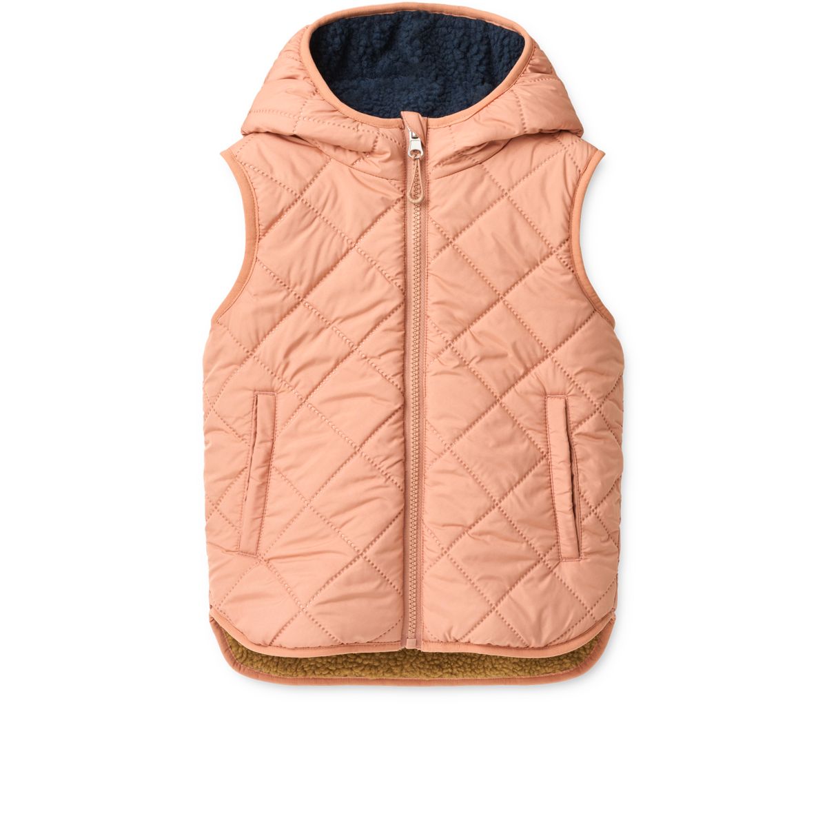 Liewood Veste sans manches réversible Diana - Tuscany rose / Midnight navy - Weste