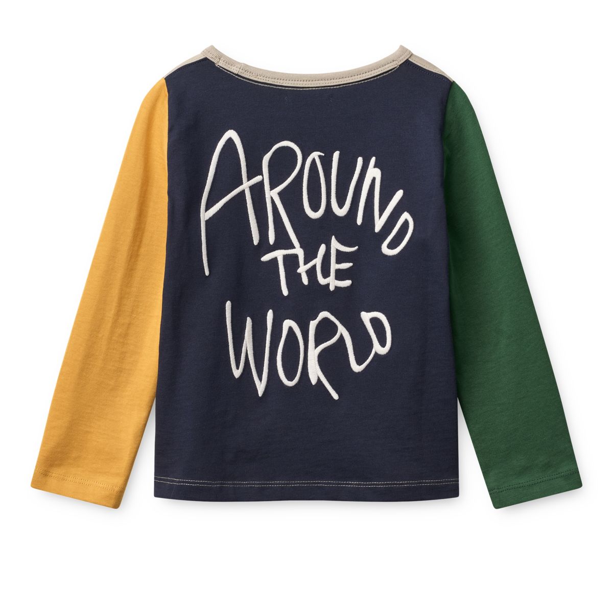 Liewood T-shirt à Manches Longues APIA - Panda / Mist / Classic navy multi mix - T-shirt