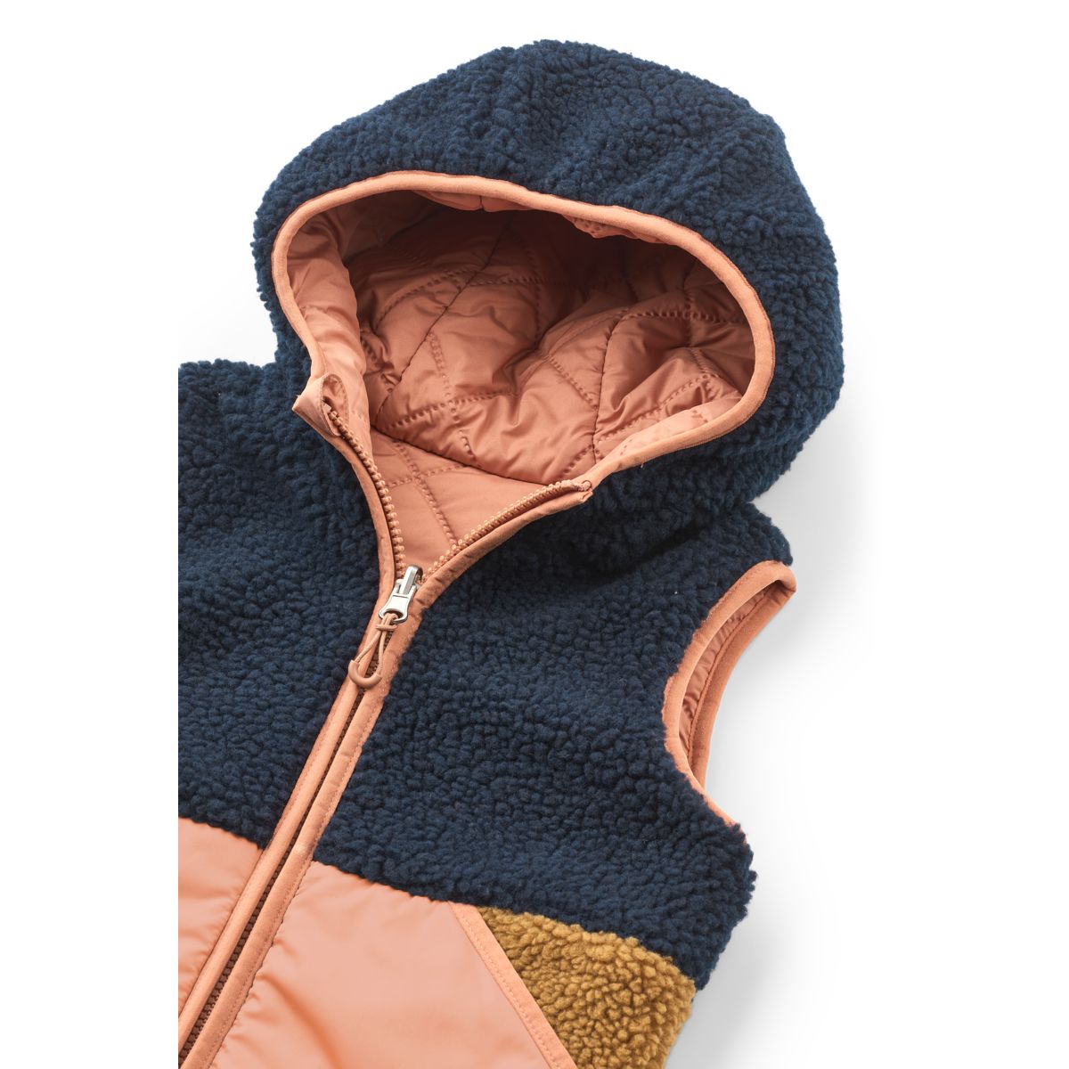 Liewood Veste sans manches réversible Diana - Tuscany rose / Midnight navy - Weste
