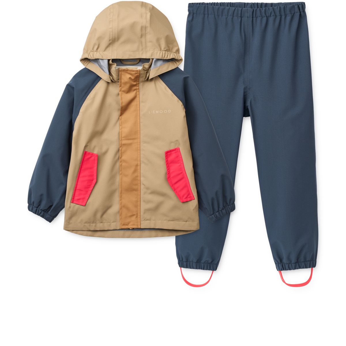 Liewood Ensemble Imperméable PEDIA - Midnight navy mix - Ensemble