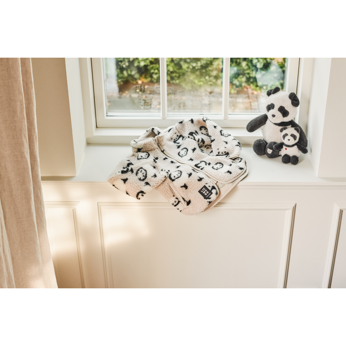 Liewood Veste en Polaire NOLAN - Panda / Sandy - Veste